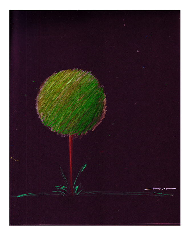 Forever, Color pencil on paper